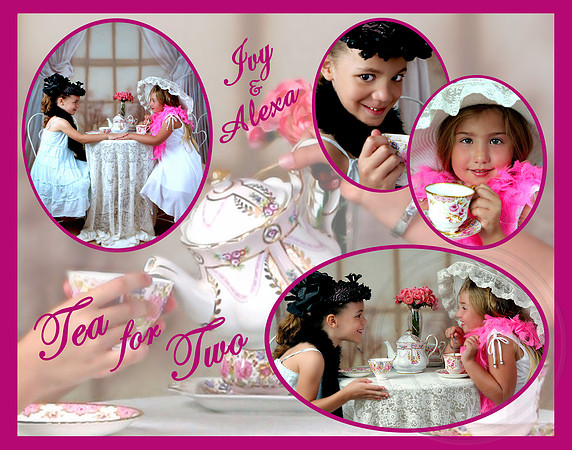"Tea for Two" Collage