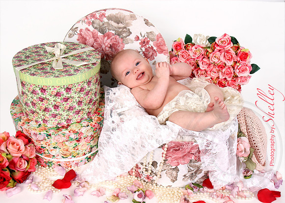 Lace & Pearls & a Baby